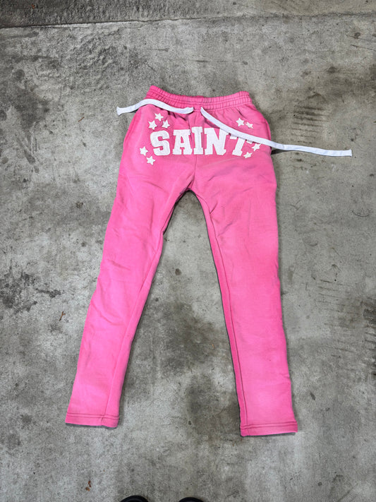 Acid wash Pants (PINK)